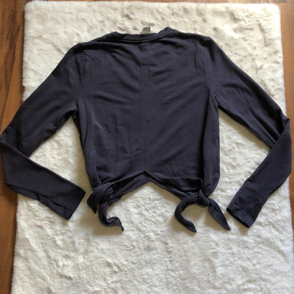Athleta Samsara Side Tie Pull Over Sweatshirt Size Small - Picture 3 of 10